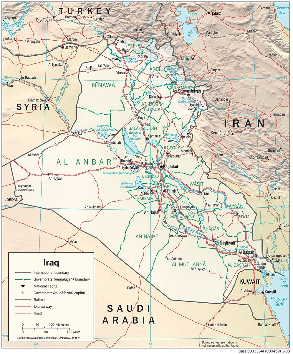 IRAK'IN GENEL COĞRAFYASI